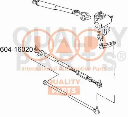Rotule de barre de connexion IAP QUALITY PARTS 604-16020
