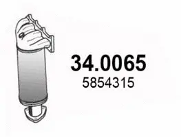 Catalyseur ASSO 34.0065