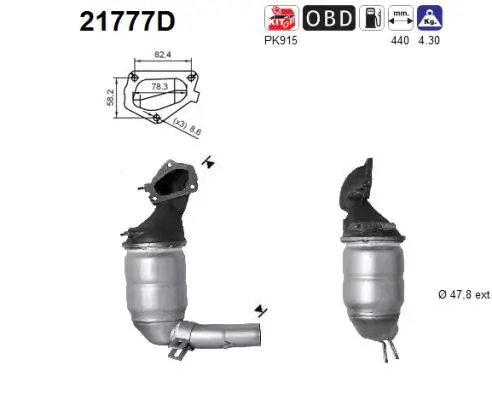 Catalyseur AS 21777D