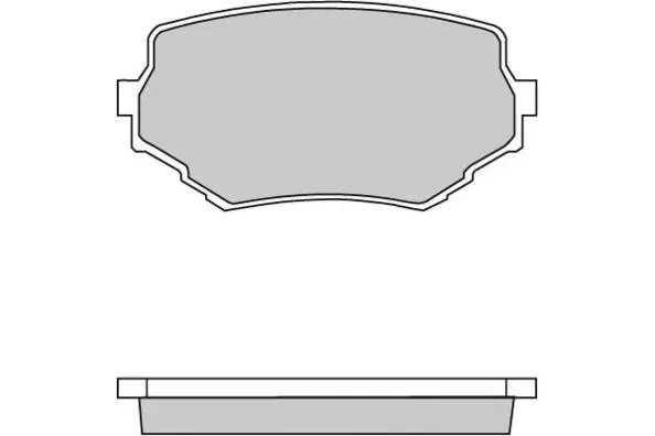 Kit de plaquettes de frein, frein à disque E.T.F. 12-0713