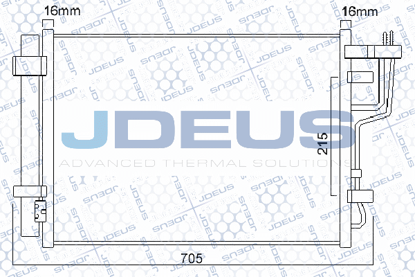 Condenseur, climatisation JDEUS 765M09