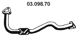 Tuyau d'échappement EBERSPÄCHER 03.098.70
