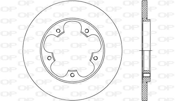 Disque de frein OPEN PARTS BDA2734.10