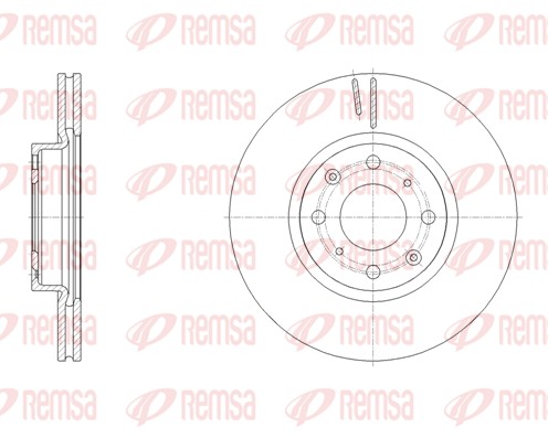 Disque de frein REMSA 61805.10