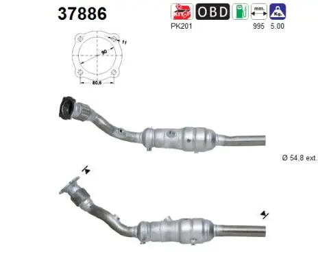 Catalyseur AS 37886