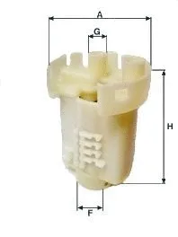 Filtre à carburant UNIFLUX FILTERS XB329