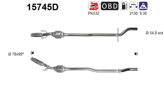 Catalyseur AS 15745D