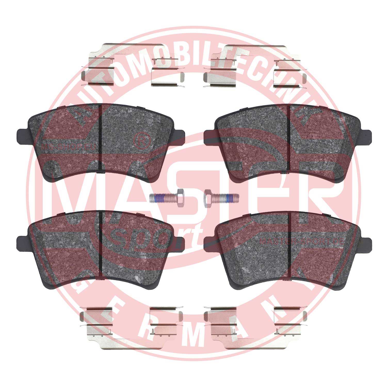 Kit de plaquettes de frein, frein à disque MASTER-SPORT GERMANY 13046027412N-SET-MS