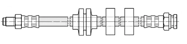 Flexible de frein CEF 511883