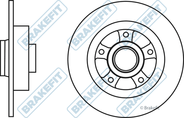Disque de frein APEC SDK6655