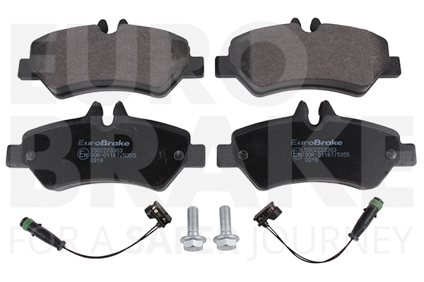 Kit de plaquettes de frein, frein à disque EUROBRAKE 5502223363