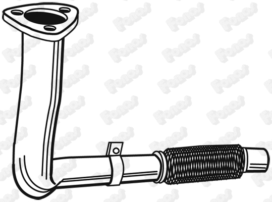 Tuyau d'échappement FONOS 610763