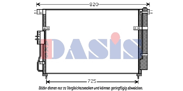 Condenseur, climatisation AKS DASIS 512052N