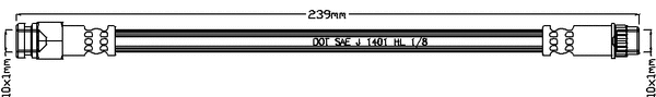Flexible de frein JURATEK JBH1094