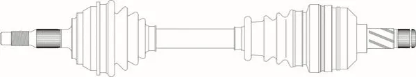 Arbre de transmission GENERAL RICAMBI VO3015