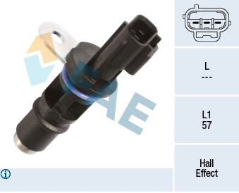 Capteur d'angle, vilebrequin FAE 79439