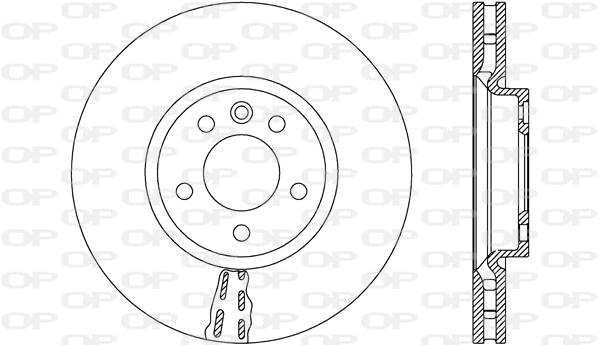 Disque de frein OPEN PARTS BDR2664.20