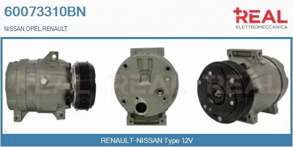 Compresseur, climatisation REAL 60073310BN