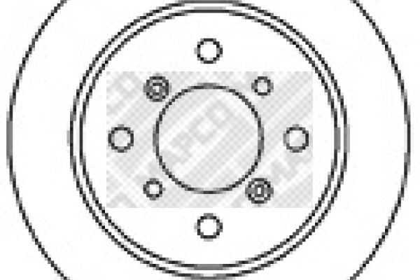 Disque de frein MAPCO 15595