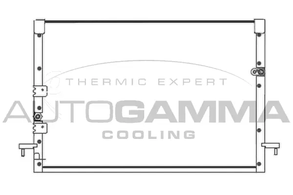 Condenseur, climatisation AUTOGAMMA 102810