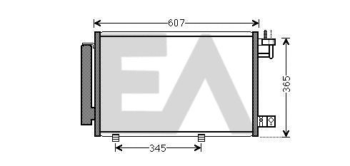 Condenseur, climatisation EACLIMA 30C22049