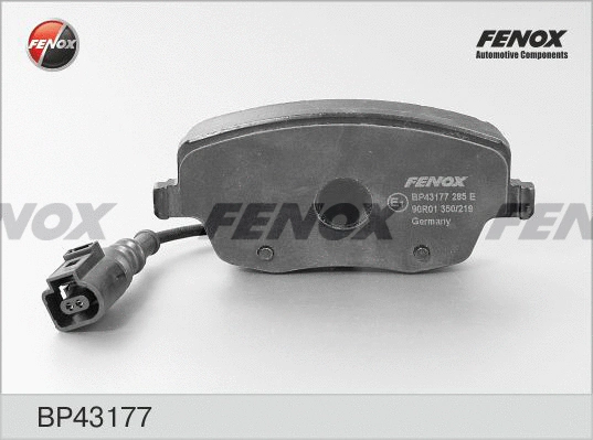 Kit de plaquettes de frein, frein à disque FENOX BP43177