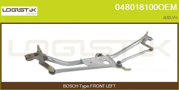 Tringlerie d'essuie-glace LGK 048018100OEM