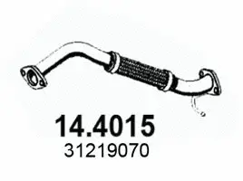 Tuyau d'échappement ASSO 14.4015