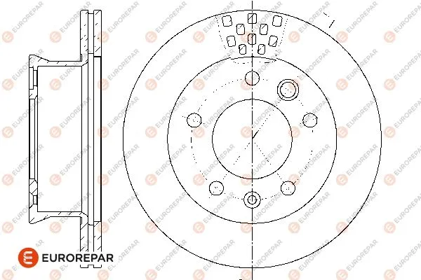 Disque de frein EUROREPAR 1667859480