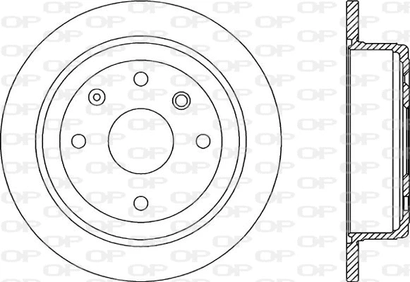 Disque de frein OPEN PARTS BDR2025.10