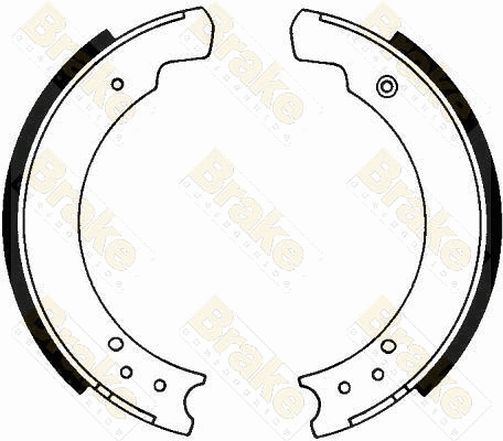 Jeu de mâchoires de frein Brake ENGINEERING SH2075
