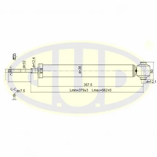 Amortisseur G.U.D. GSA343405