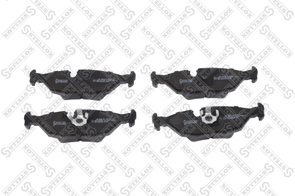 Kit de plaquettes de frein, frein à disque STELLOX 166 000B-SX