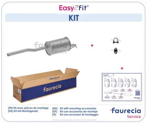 Silencieux arrière Faurecia FS55329