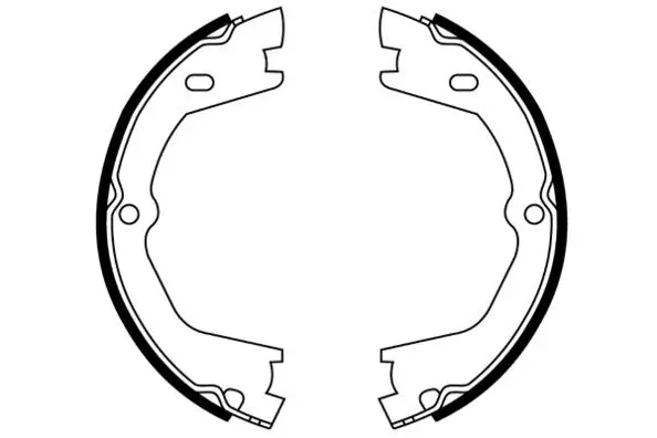 Jeu de mâchoires de frein E.T.F. 09-0650