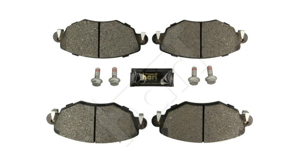 Kit de plaquettes de frein, frein à disque HART 248 881