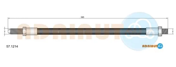 Flexible de frein ADRIAUTO 57.1214