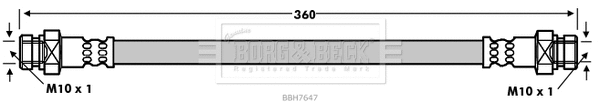 Flexible de frein BORG & BECK BBH7647