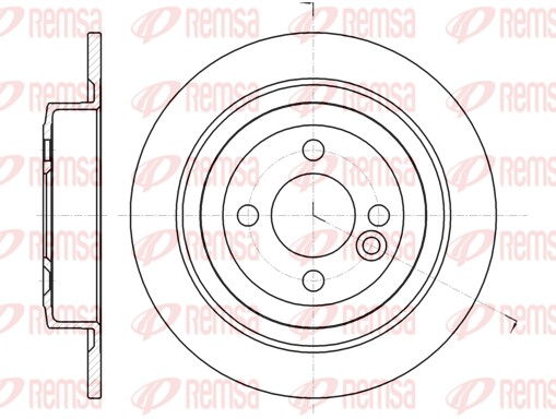 Disque de frein REMSA 61443.00