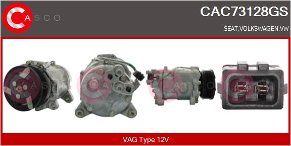Compresseur, climatisation CASCO CAC73128GS