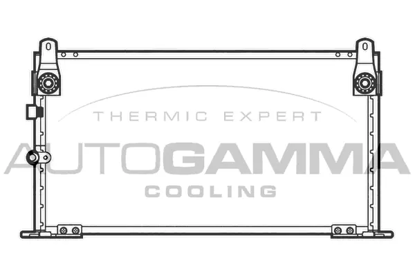 Condenseur, climatisation AUTOGAMMA 105895