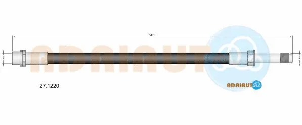 Flexible de frein ADRIAUTO 27.1220