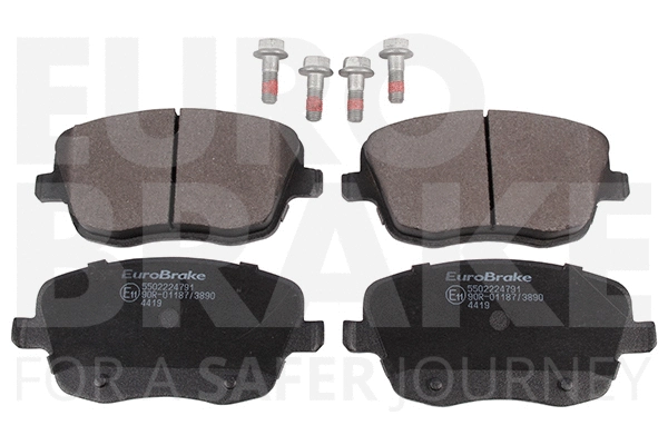 Kit de plaquettes de frein, frein à disque EUROBRAKE 5502224791