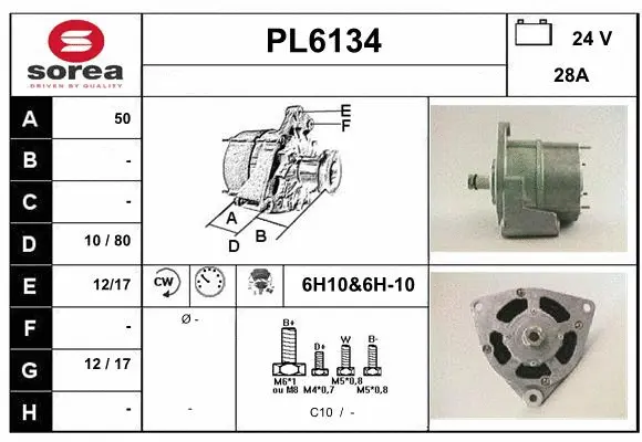 Alternateur SERA PL6134