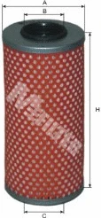 Filtre à huile MFILTER TE 319