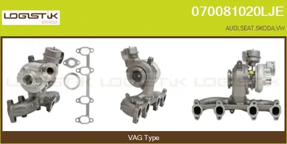 Turbocompresseur, suralimentation LGK 070081020LJE