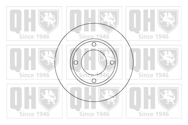 Disque de frein QUINTON HAZELL BDC3902