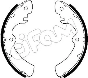 Jeu de mâchoires de frein CIFAM 153-390