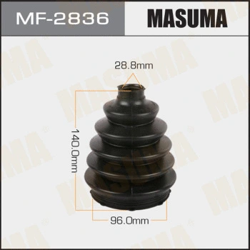 Jeu de joints-soufflets, arbre de commande MASUMA MF-2836