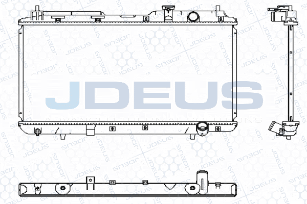 Radiateur, refroidissement du moteur JDEUS M-0130220